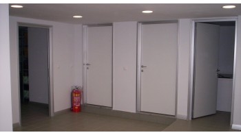 Alüminyum kasalı laminat kapı